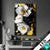 Led Bild Weisse Blumen Mit Gold Hochformat Produktvorschau