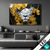 Led Bild Weisse Loewin Mit Goldblueten Querformat Produktvorschau