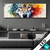Led Bild Wolf Mit Bunten Farbspritzern No 2 Panorama Produktvorschau