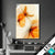 Led Bild Zarte Blueten In Orange Hochformat Produktvorschau
