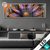 Led Glasbild Abstrakte Blume In Orange Lila Panorama Produktvorschau