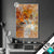 Led Glasbild Abstrakter Bluetenzauber In Orange Hochformat Produktvorschau