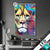 Led Glasbild Abstrakter Loewenkopf Hochformat Produktvorschau
