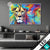 Led Glasbild Abstrakter Loewenkopf Querformat Produktvorschau