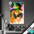 Led Glasbild Abstrakter Papagei Hochformat Produktvorschau