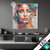 Led Glasbild Abstraktes Frauenportraet Aurora Quadrat Produktvorschau