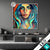Led Glasbild Abstraktes Frauenportraet Hydra Quadrat Produktvorschau
