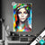 Led Glasbild Abstraktes Frauenportraet Scarlett Hochformat Produktvorschau