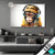Led Glasbild Affe Mit Kopfhoerern Brille Querformat Produktvorschau