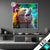 Led Glasbild Baer In Neonfarben Quadrat Produktvorschau