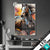 Led Glasbild Bella Abstraktes Pferdeportraet Hochformat Produktvorschau