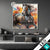 Led Glasbild Bella Abstraktes Pferdeportraet Quadrat Produktvorschau