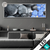 Led Glasbild Blaue Blume Graue Steine Panorama Produktvorschau