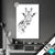 Led Glasbild Bleistiftzeichnung Giraffe Hochformat Produktvorschau