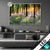 Led Glasbild Bluehender Wald Bei Sonnenaufgang Querformat Produktvorschau