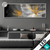 Led Glasbild Blueten Gold Weiss Panorama Produktvorschau