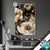 Led Glasbild Blueten Gold Weiss Schwarz Hochformat Produktvorschau