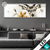 Led Glasbild Bluetenpracht Trifft Geweih Panorama Produktvorschau