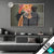 Led Glasbild Blumenportrait Einer Frau Querformat Produktvorschau