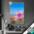 Led Glasbild Blumenwiese Unter Blauem Himmel Hochformat Produktvorschau