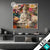 Led Glasbild Buddha In Farbenfrohen Blumen Quadrat Produktvorschau