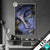 Led Glasbild Buddha In Gold Blau Hochformat Produktvorschau