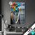 Led Glasbild Bunter Elefant Hochformat Produktvorschau