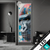 Led Glasbild Bunter Gorilla Mit Farbspritzern Schmal Produktvorschau