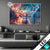 Led Glasbild Bunter Hirsch In Flammen Querformat Produktvorschau