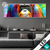 Led Glasbild Bunter Orang Utan Panorama Produktvorschau