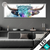 Led Glasbild Bunter Stierkopf Panorama Produktvorschau