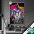 Led Glasbild Bunter Tiger Schwarz Hochformat Produktvorschau