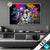 Led Glasbild Bunter Tiger Schwarz Querformat Produktvorschau