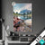 Led Glasbild Dramatischer Morgenblick Am See Hochformat Produktvorschau