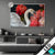 Led Glasbild Eleganter Schwan Mit Blumen Querformat Produktvorschau