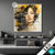 Led Glasbild Estelle Dynamische Portraetkunst Quadrat Produktvorschau