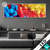 Led Glasbild Farbe Im Wasser Bunt Panorama Produktvorschau