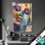 Led Glasbild Farbexplosion Portraet Florence Hochformat Produktvorschau