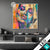 Led Glasbild Farbexplosion Portraet Florence Quadrat Produktvorschau