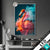 Led Glasbild Flamingo In Bunter Rauchwolke Hochformat Produktvorschau