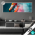 Led Glasbild Flamingo In Bunter Rauchwolke Panorama Produktvorschau