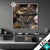 Led Glasbild Florale Eleganz Und Adlerblick Quadrat Produktvorschau