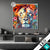 Led Glasbild Floraler Loewe Quadrat Produktvorschau