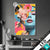 Led Glasbild Florales Frauenportraet Erika Hochformat Produktvorschau