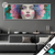 Led Glasbild Florales Frauenportraet Miona Panorama Produktvorschau