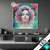 Led Glasbild Florales Frauenportraet Miona Quadrat Produktvorschau