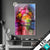 Led Glasbild Florales Frauenportraet Rosalie Hochformat Produktvorschau