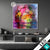 Led Glasbild Florales Frauenportraet Rosalie Quadrat Produktvorschau