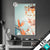 Led Glasbild Florales Frauenportraet Viola Hochformat Produktvorschau