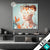 Led Glasbild Florales Frauenportraet Viola Quadrat Produktvorschau